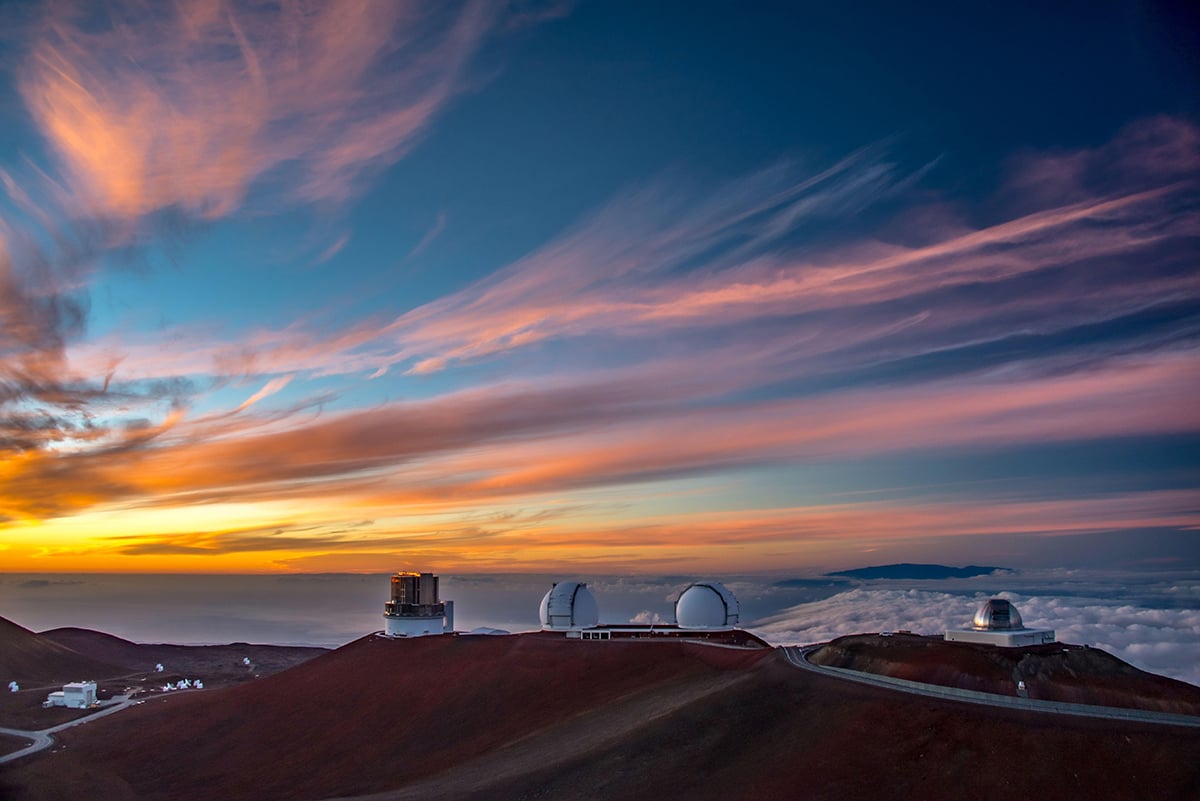 Subaru Telescope at the summit of Maunakea. Credit: Sebastian Egner/NAOJ